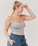 P A C T Womens Organic Shelf Bra Cropped Camisole in Heather Grey | Size Small | Fair Trade
