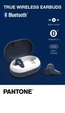 Pantone True Wireless Earbuds - Navy