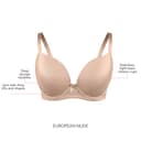 Parfait Casey Contour Plunge Bra - European Nude - 14C