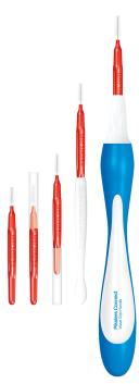Piksters Interdental Brush Pack of 40 Size 4 Red