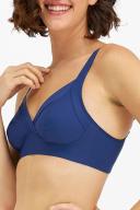 Playtex Ultralight Elegance Non-Contour Wirefree Bra - in The Navy 18B Ywvf Plus Size Bra - AfterPay Available