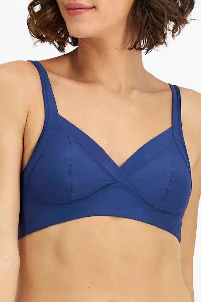 Playtex Ultralight Elegance Non-Contour Wirefree Bra - in The Navy 18B Ywvf Plus Size Bra - AfterPay Available