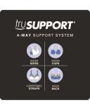 Playtex Use525 18 Hour Posture Boost Wirefree Bra - White, 40DD