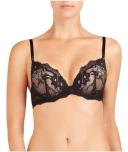 Pleasure State My Fit Lace Graduated Push Up Plunge Bra in Sagebrush Green Sage 10 A