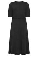 Plus Size Limited Collection Curve Black Wrap Midi Dress Size 24 | Women's Plus Size and Curve Fashion