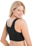 Plus Size Women's Front Close Wireless Posture Bra by Comfort Choice in Black (Size 48 C)