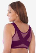 Plus Size Women's Front Close Wireless Posture Bra by Comfort Choice in Nude (Size 42 D)