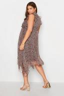 Plus Size Yours Curve Black Floral Hanky Hem Dress Size 30-32 | Women's Plus Size and Curve Fashion