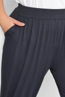 Plus Size Yours Curve Charcoal Grey Cropped Jersey Harem Joggers Size 30-32 | Women's Plus Size and Curve Fashion