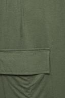 Plus Size Yours Curve Khaki Green Harem Cropped Joggers Inside Leg Size 22" , Waist Size 30-32 | Women's Plus Size and Curve Fashion