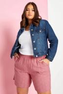 Plus Size Yours Curve Pink Broderie Anglaise Shorts Size 22-24 | Women's Plus Size and Curve Fashion