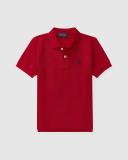 Polo Ralph Lauren - Boy's Red Polo Shirts - The Iconic Mesh Polo Shirt - Kids - Size 7 Yrs at The Iconic