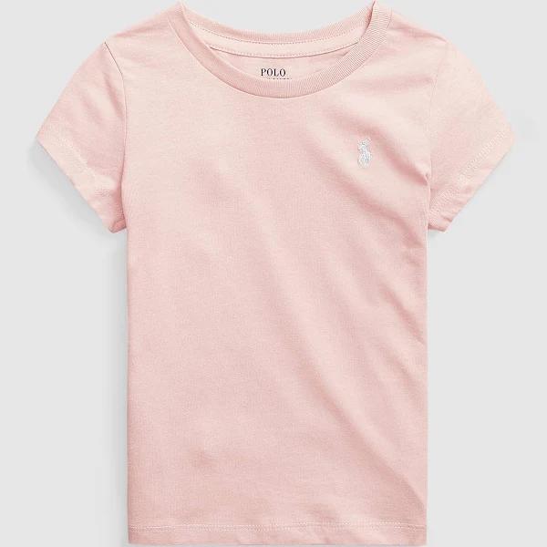Polo Ralph Lauren - Girl's Pink Basic T-shirts - Cotton Jersey Tee - Teens - Size S at The Iconic