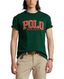 Polo Ralph Lauren - Men's Green T-shirts - Classic Fit Logo Jersey T-Shirt - Size M at The Iconic