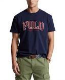 Polo Ralph Lauren - Men's Navy Printed T-shirts - Classic Fit Logo Jersey T-Shirt - Size S at The Iconic