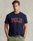 Polo Ralph Lauren - Men's Navy Printed T-shirts - Classic Fit Logo Jersey T-Shirt - Size XS at The Iconic