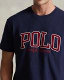 Polo Ralph Lauren - Men's Navy Printed T-shirts - Classic Fit Logo Jersey T-Shirt - Size XS at The Iconic