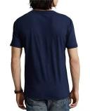 Polo Ralph Lauren - Men's Navy T-shirts - Custom Slim Fit Big Pony Logo T-Shirt - Size M at The Iconic