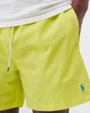 Polo Ralph Lauren Men's Neon Yellow Logo Embroidered Swim Shorts, Size X-Large in Neon Yellow