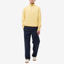 Polo Ralph Lauren Men's Vintage Fleece Quarter Zip Sweat in Empire Yellow, Size Small | END. Clothing