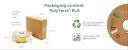 Polymaker PolyTerra PLA Eco Friendly 3D Printing Filament 2.2 lb 2.85mm Diameter, Sapphire Blue Polylactic Acid, Weight 2.2lbs 1.0 kg, 2.85mm PM70829