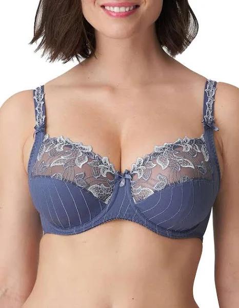 PrimaDonna Deauville 0161810/0161811-NIS Nightshadow Blue Embroidered Non-Padded Underwired Full Cup Bra