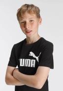 Puma Boys' Essentials Logo Tee / T-Shirt / Tshirt - Black AU Size 2 - AfterPay & zipPay Available