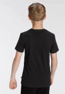 Puma Boys' Essentials Logo Tee / T-Shirt / Tshirt - Black AU Size 2 - AfterPay & zipPay Available