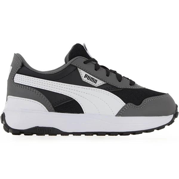 Puma Childrens Unisex Cruise Rider PS Black Grey Synthetic Kids Lace Up Trainers 380842 01 - Multicolour - Size UK 1