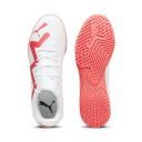 Puma Future Play It Indoor Football Boots, Men's, Size: 13, White/Fire Orchid - Synthetics/textile