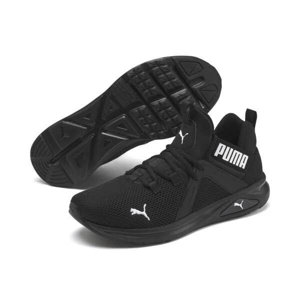 Puma Men's Athletic Shoes Enzo 2 - Color: Black/White - 10.5 Medium (D) US - AfterPay & Klarna Available