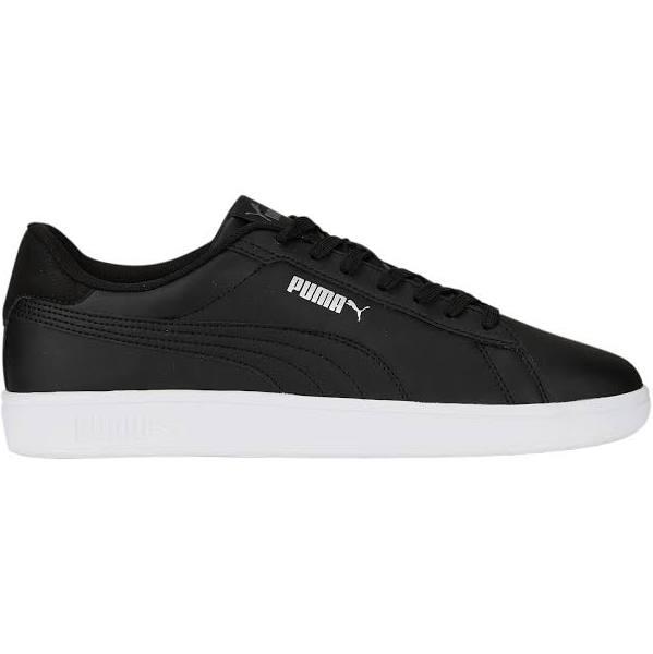 Puma Puma Smash 3.0 L Black, Mens/Womens Sneakers, Size US 4.5 - Color Puma Black - Puma Black - Puma White
