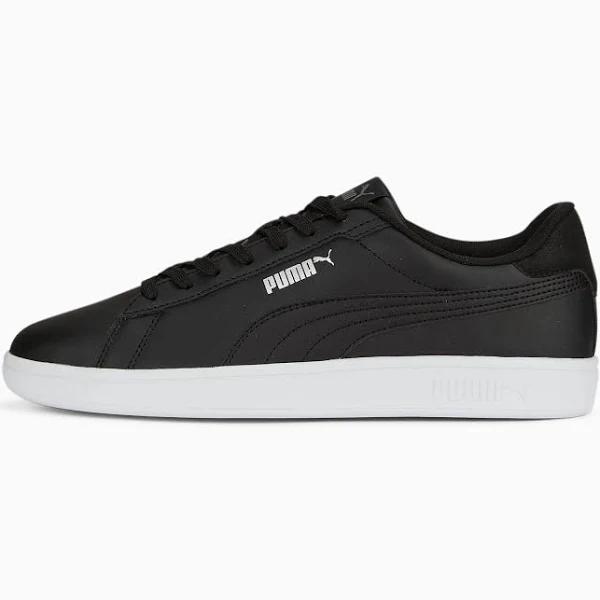 Puma Puma Smash 3.0 L Black, Mens/Womens Sneakers, Size US 6 - Color Puma Black - Puma Black - Puma White