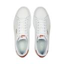 Puma Puma Smash 3.0 L White, Mens/Womens Sneakers, Size US 11 - Color Puma White - Vapor Gray - Chili Pepper