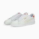 Puma Puma Smash 3.0 L White, Mens/Womens Sneakers, Size US 14 - Color Puma White - Vapor Gray - Chili Pepper