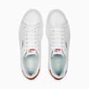 Puma Puma Smash 3.0 L White, Mens/Womens Sneakers, Size US 5 - Color Puma White - Vapor Gray - Chili Pepper
