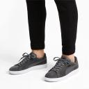 Puma Smash V2 Grey, Mens/Womens Sneakers, Size US 5 - Color Castlerock - Puma Black - Puma White