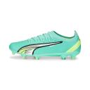 Puma Ultra Ultimate FG/AG Firm Ground Soccer Cleat Peppermint/White/Yellow in Green - Size 5