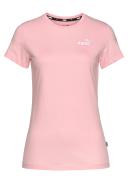 Puma - Women's Pink Short Sleeve T-shirts - Essentials Embroidery T-Shirt - Size XXL at The Iconic