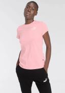 Puma - Women's Pink Short Sleeve T-shirts - Essentials Embroidery T-Shirt - Size XXL at The Iconic