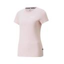 Puma - Women's Pink Short Sleeve T-shirts - Essentials Embroidery T-Shirt - Size XXL at The Iconic