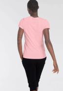 Puma - Women's Pink Short Sleeve T-shirts - Essentials Embroidery T-Shirt - Size XXL at The Iconic