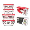 Pyrex 8pcs Glass Food Storage Lock Containers With Lid Hello Kitty / Star Wars / Mickey Mouse Star Wars