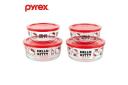 Pyrex 8pcs Glass Food Storage Lock Containers With Lid Hello Kitty / Star Wars / Mickey Mouse Star Wars