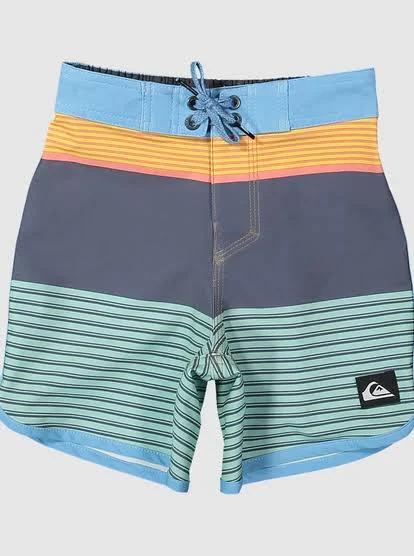 Quiksilver | Boys 2-7 Everyday Panel 14" Boardshorts - Blue - Size 3 at Official Quiksilver Store