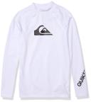 Quiksilver Boys' All Time Long Sleeve UPF 50 Rash Guard Toddler Shirt - White 2 - Swimoutlet.com
