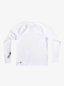 Quiksilver Boys' All Time Long Sleeve UPF 50 Rash Guard Toddler Shirt - White 2 - Swimoutlet.com