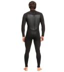 Quiksilver Men's 3/2mm Prologue GBS Back Zip Long Sleeve Fullsuit Wetsuit - Black - Swimoutlet.com