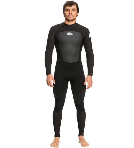 Quiksilver Men's 3/2mm Prologue GBS Back Zip Long Sleeve Fullsuit Wetsuit - Black - Swimoutlet.com