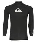 Quiksilver Men's All Time Long Sleeve UPF 50 Rash Guard - Sleet Heather - Swimoutlet.com